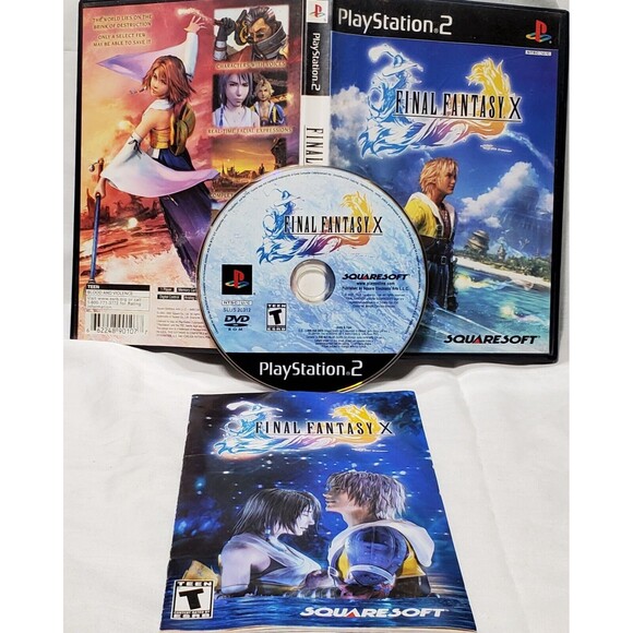 Final Fantasy X - Sony PlayStation 2 manual and disk see photos - Picture 1 of 11